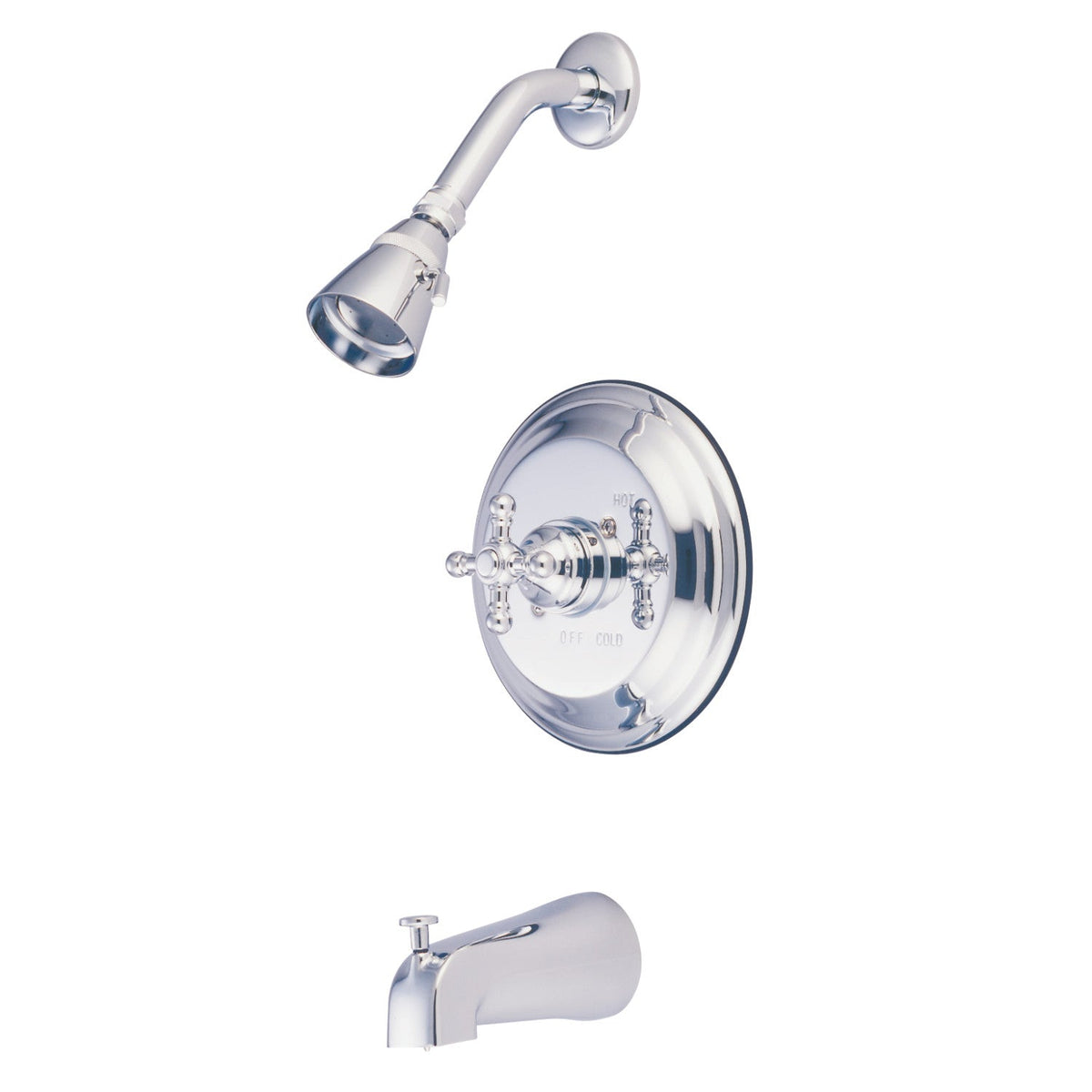 Metropolitan Single-Handle Pressure Balanced Tub and Shower Faucet in Polished Chrome