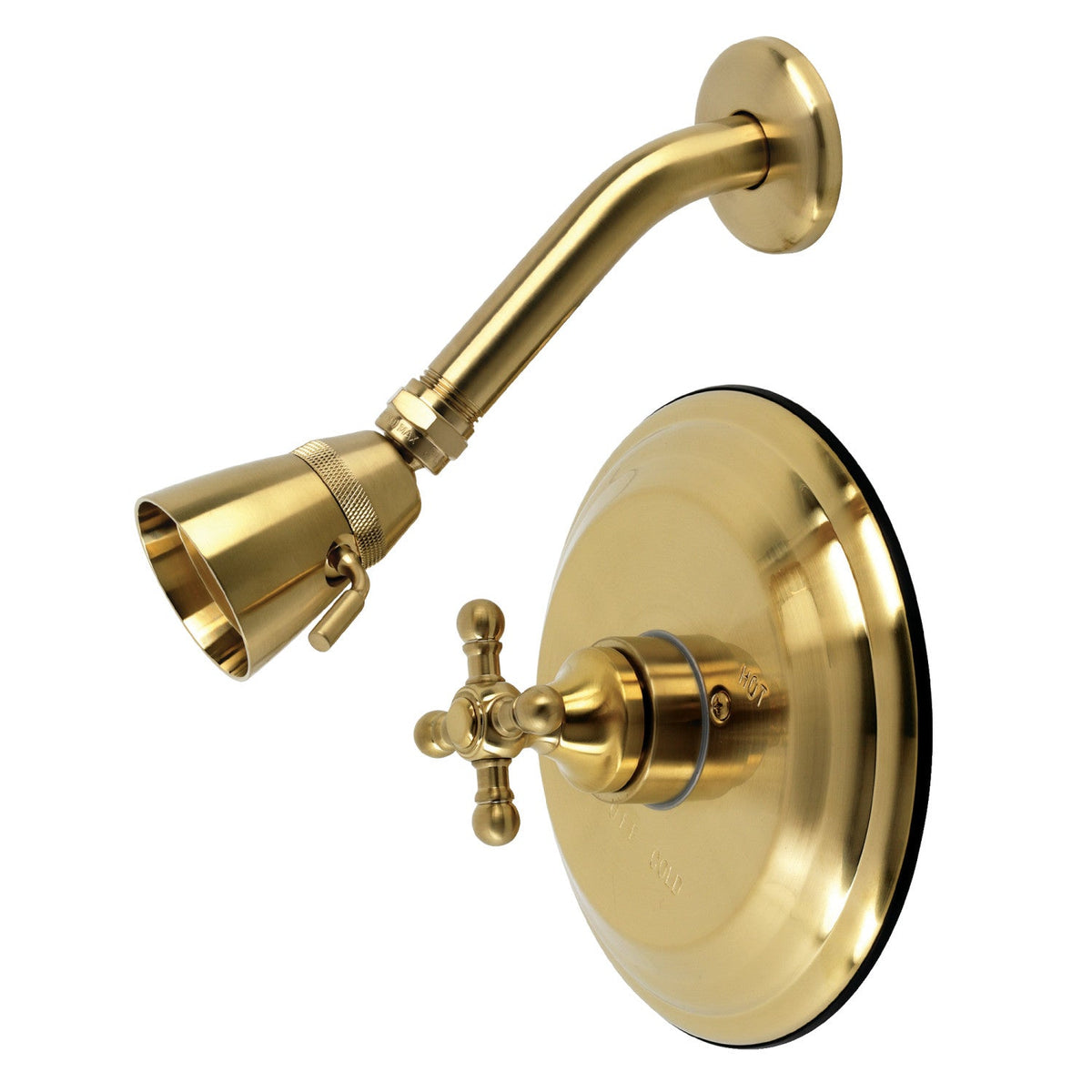 Metropolitan Single-Handle Pressure Balanced Shower Faucet in Brushed Brass
