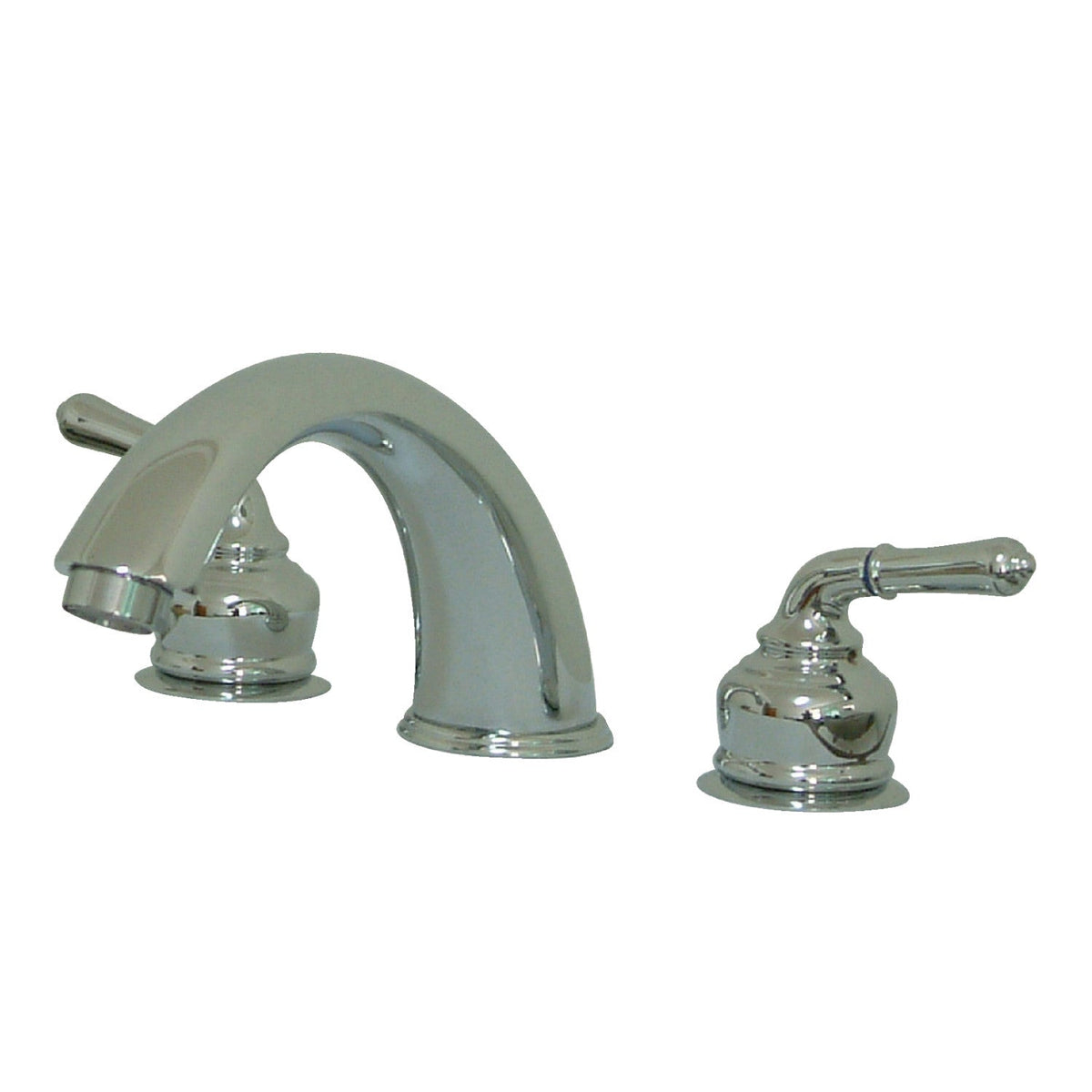Magellan Two-Handle Deck Mount Roman Tub Faucet in Polished Chrome