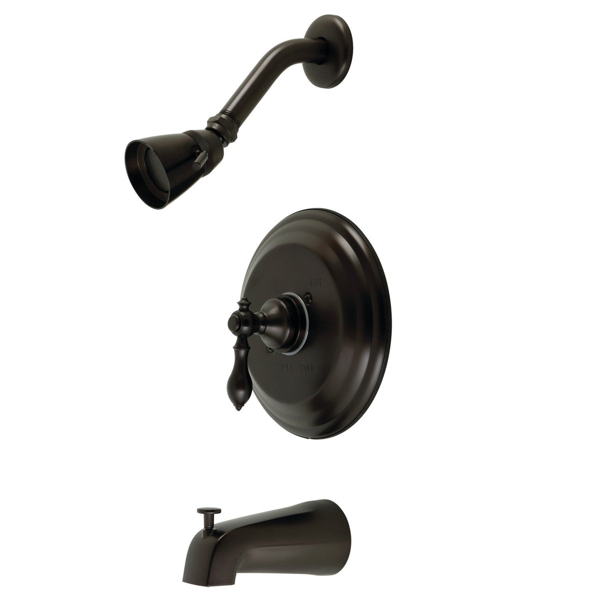 American Classic Single-Handle Pressure Balanced Tub and Shower Faucet in Oil Rubbed Bronze