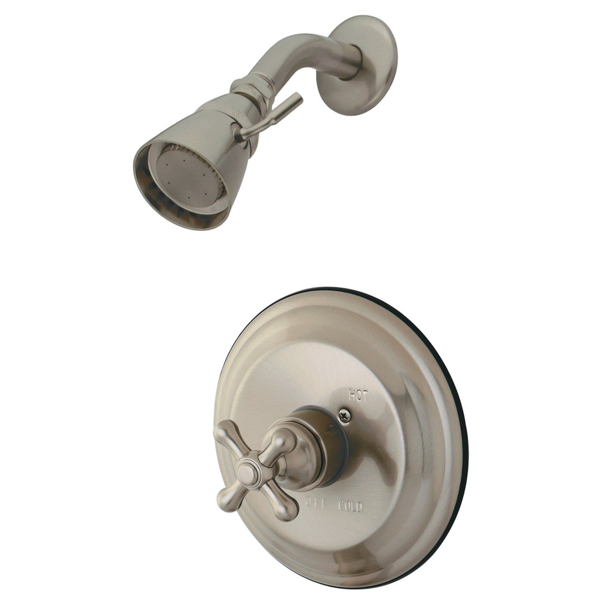 Restoration Single-Handle Pressure Balanced Shower Faucet in Brushed Nickel