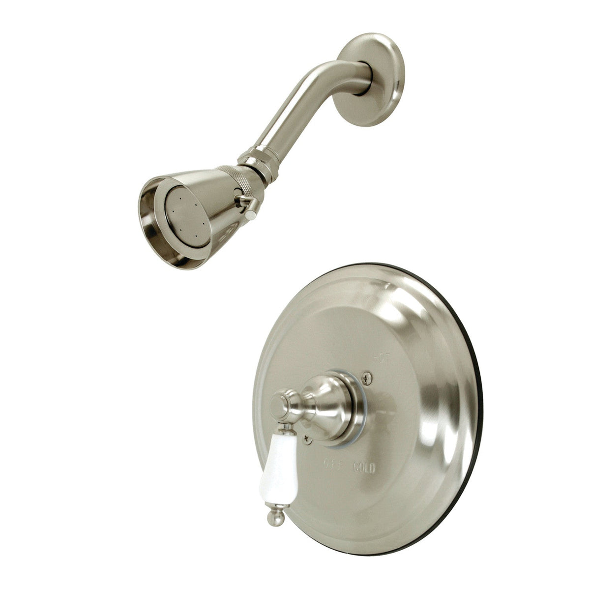 Restoration Single-Handle Pressure Balanced Shower Faucet in Brushed Nickel