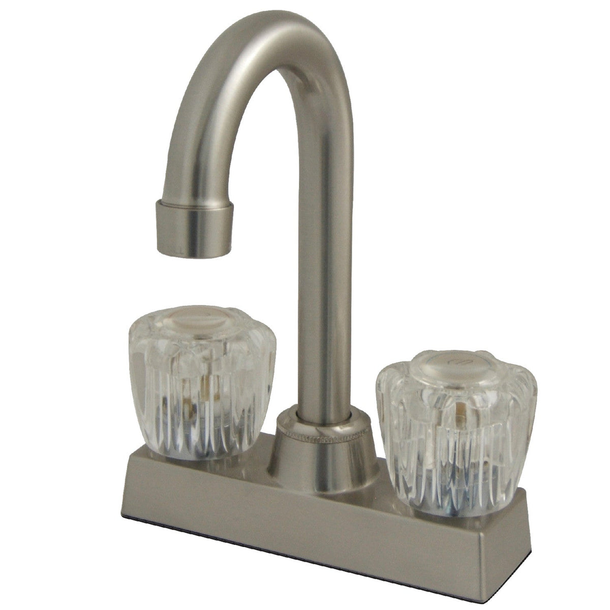 Americana Double-Handle 4" Centerset Bar Faucet in Brushed Nickel