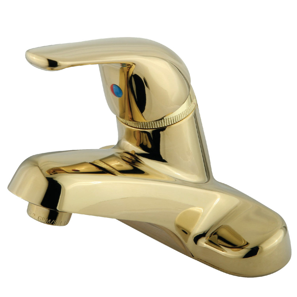 Chatham Single-Handle 4" Centerset Bathroom Faucet in Polished Brass