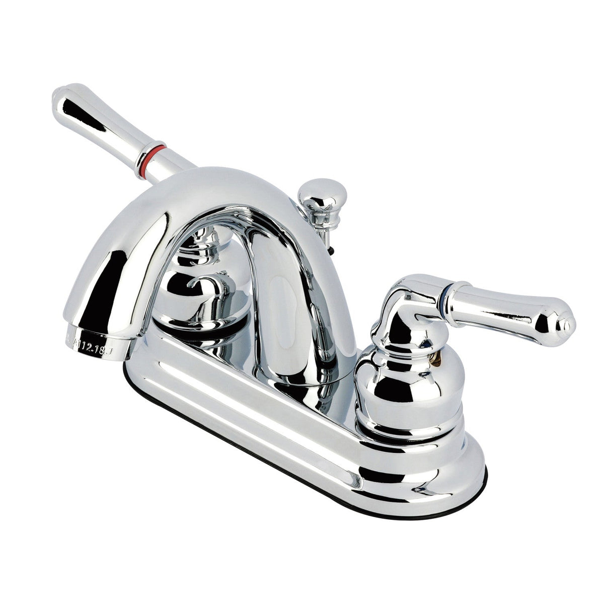 Naples Double-Handle 4" Centerset Bathroom Faucet with Pop-Up Drain in Polished Chrome