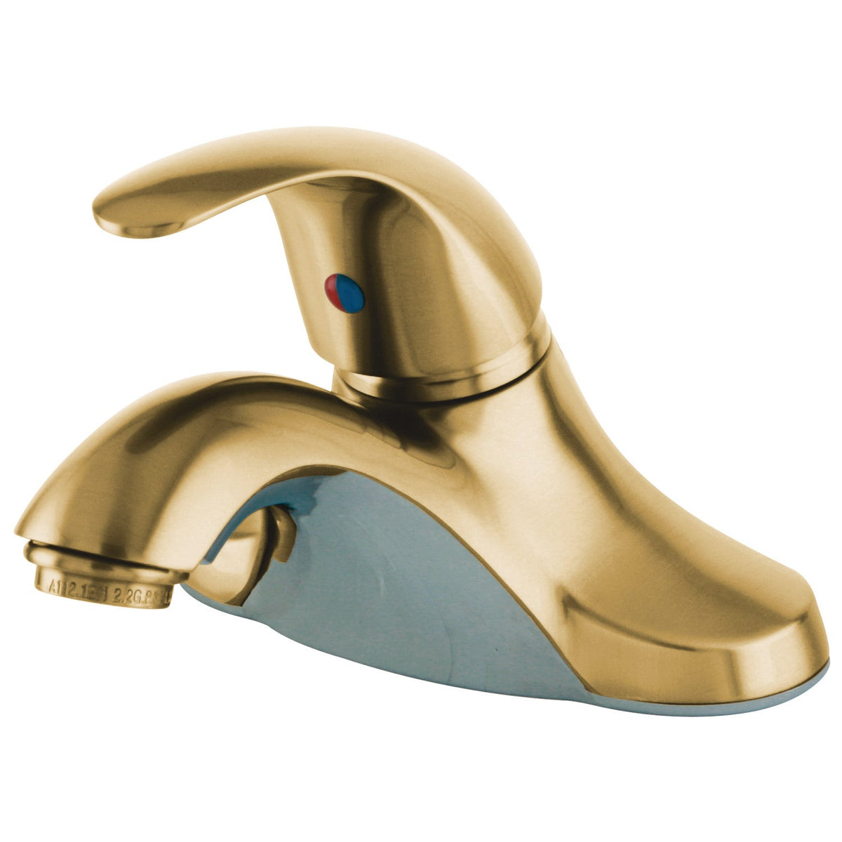 Legacy Single-Handle 4" Centerset Bathroom Faucet in Polished Brass