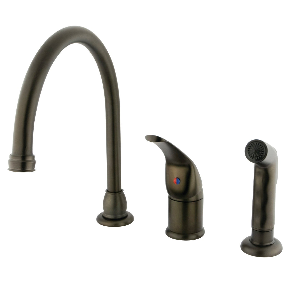 Chatham Single-Handle Widespread Kitchen Faucet with Side Sprayer in Oil Rubbed Bronze