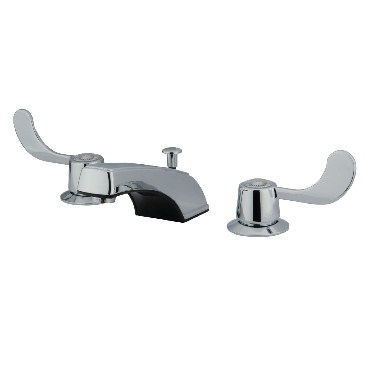 Vista Widespread Bathroom Faucet with ABS Pop-Up Drain in Polished Chrome