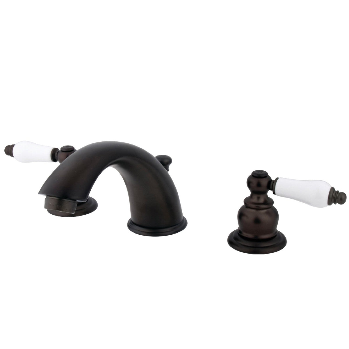 Victorian Widespread Bathroom Faucet with Pop-Up Drain in Oil Rubbed Bronze