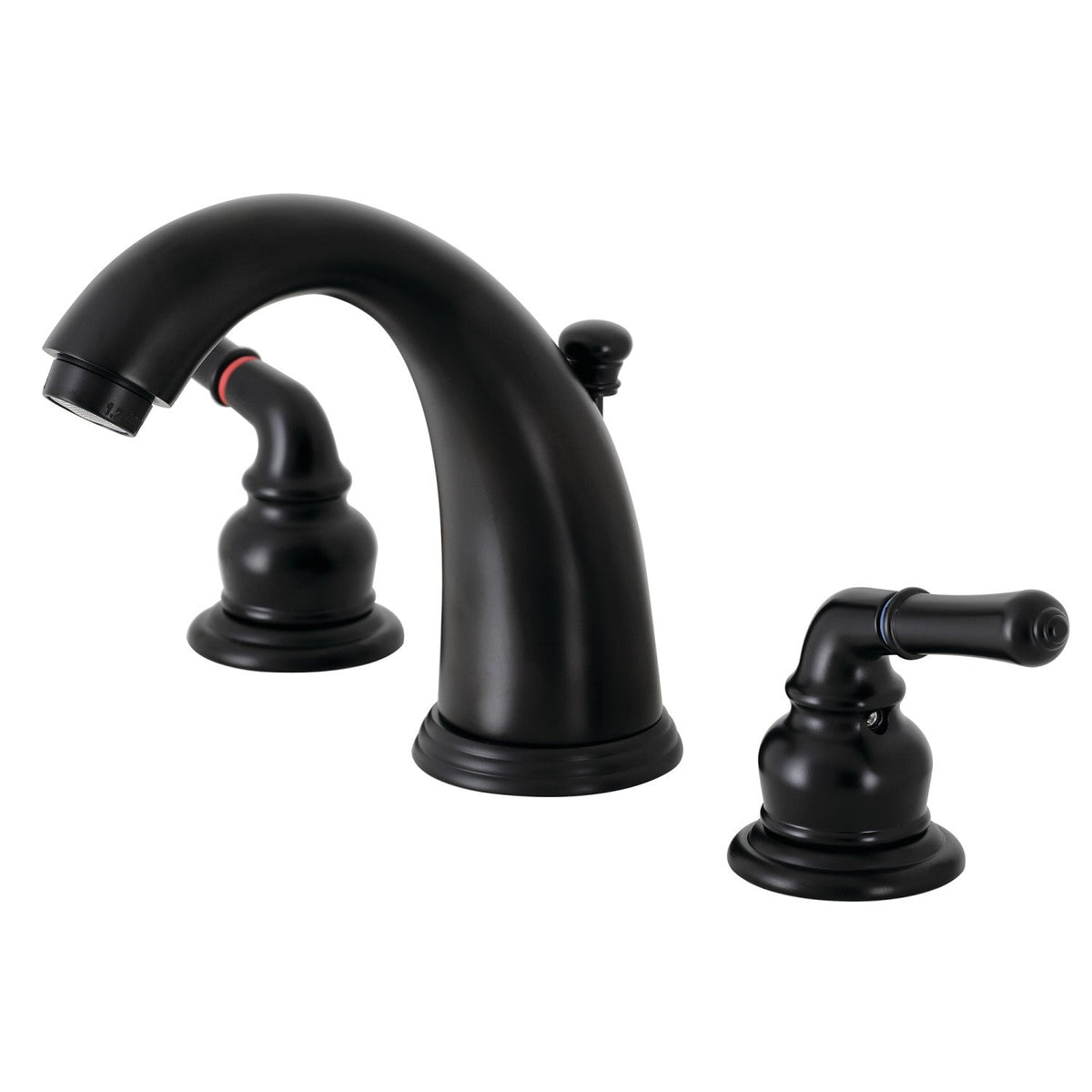 Magellan Widespread Bathroom Faucet with Pop-Up Drain in Matte Black