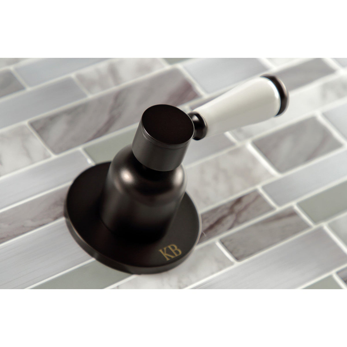 Paris Double-Handle Tub and Shower Faucet in Oil Rubbed Bronze