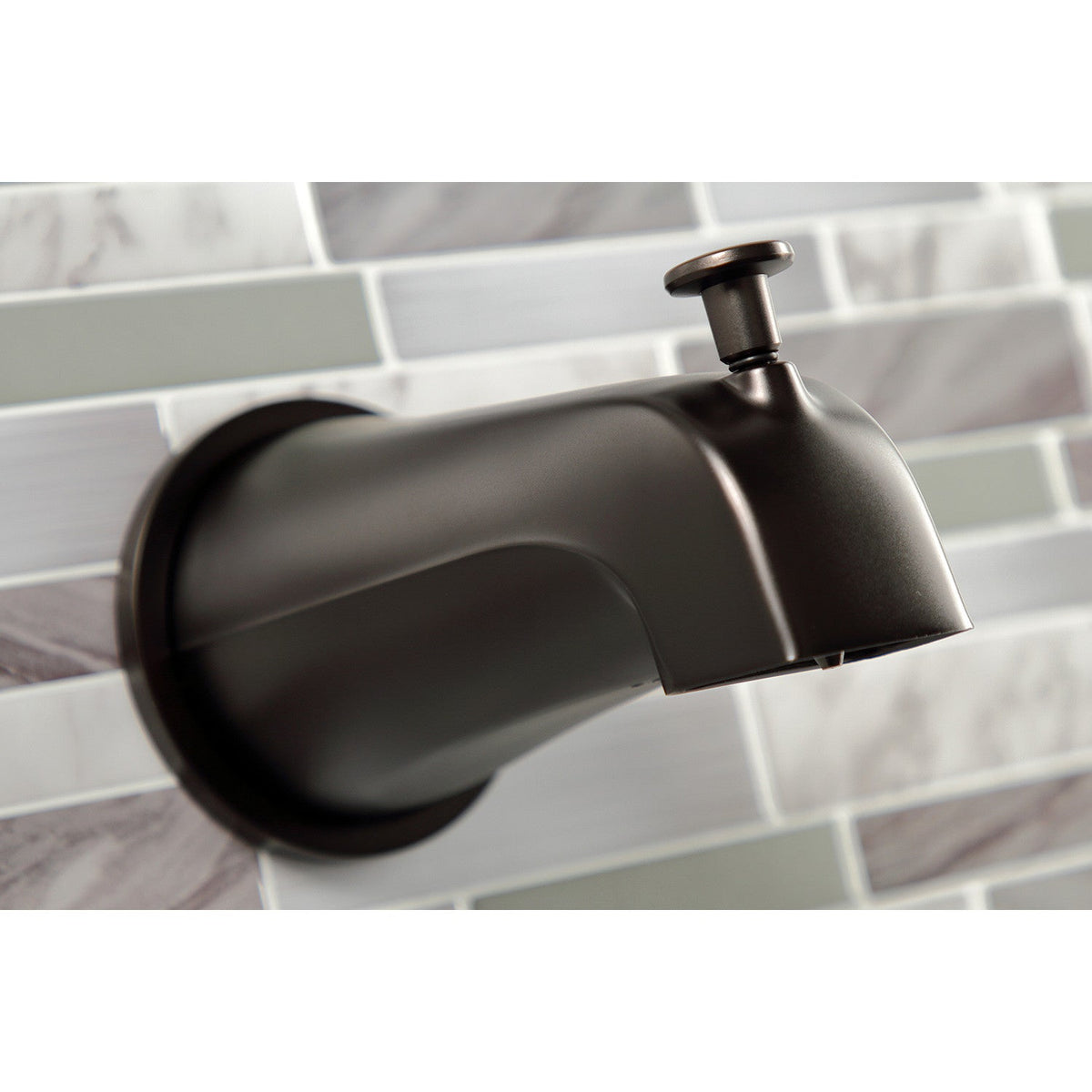 NuvoFusion Double-Handle Tub and Shower Faucet in Oil Rubbed Bronze