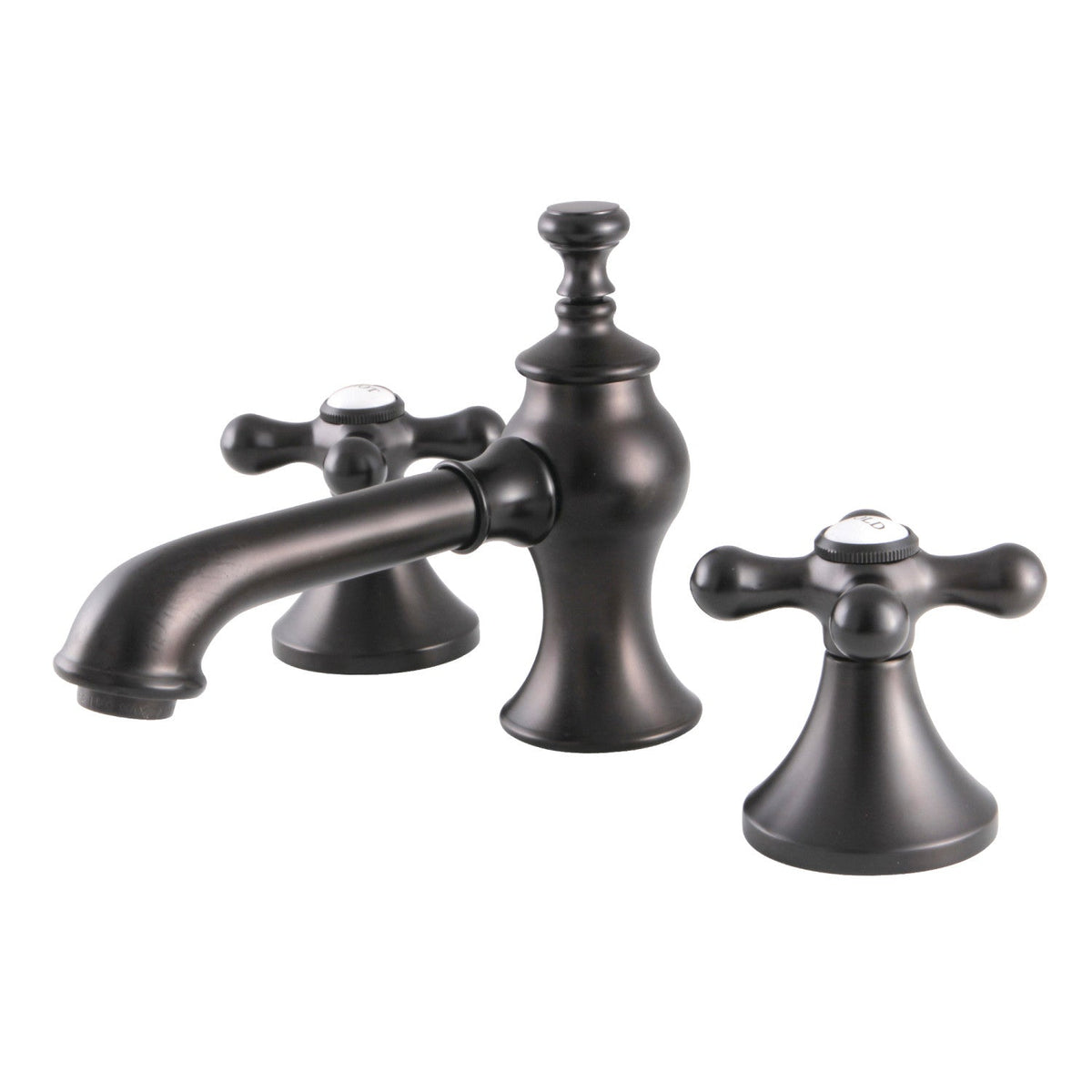 Vintage Widespread Bathroom Faucet with Brass Pop-Up in Oil Rubbed Bronze