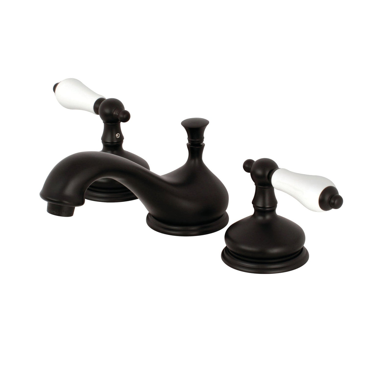 Heritage Widespread Bathroom Faucet with Brass Pop-Up in Oil Rubbed Bronze