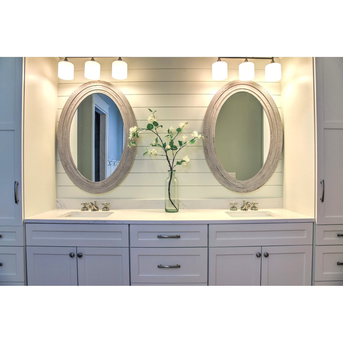 Heritage Widespread Bathroom Faucet with Brass Pop-Up in Polished Nickel