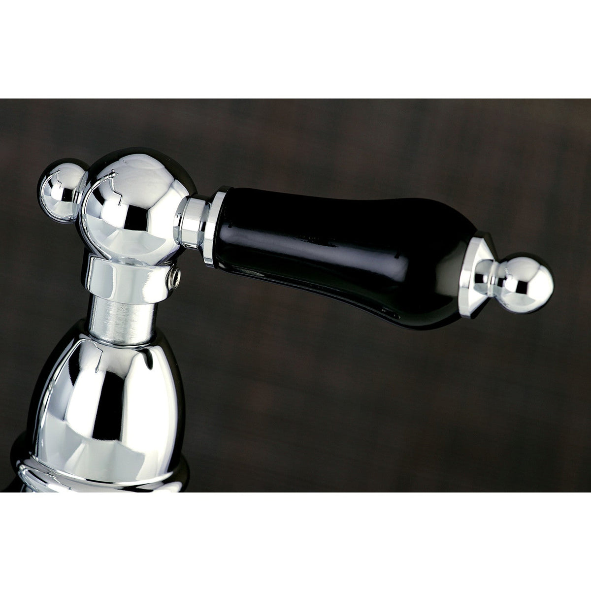 Duchess Bridge Kitchen Faucet with Brass Side Sprayer in Polished Chrome