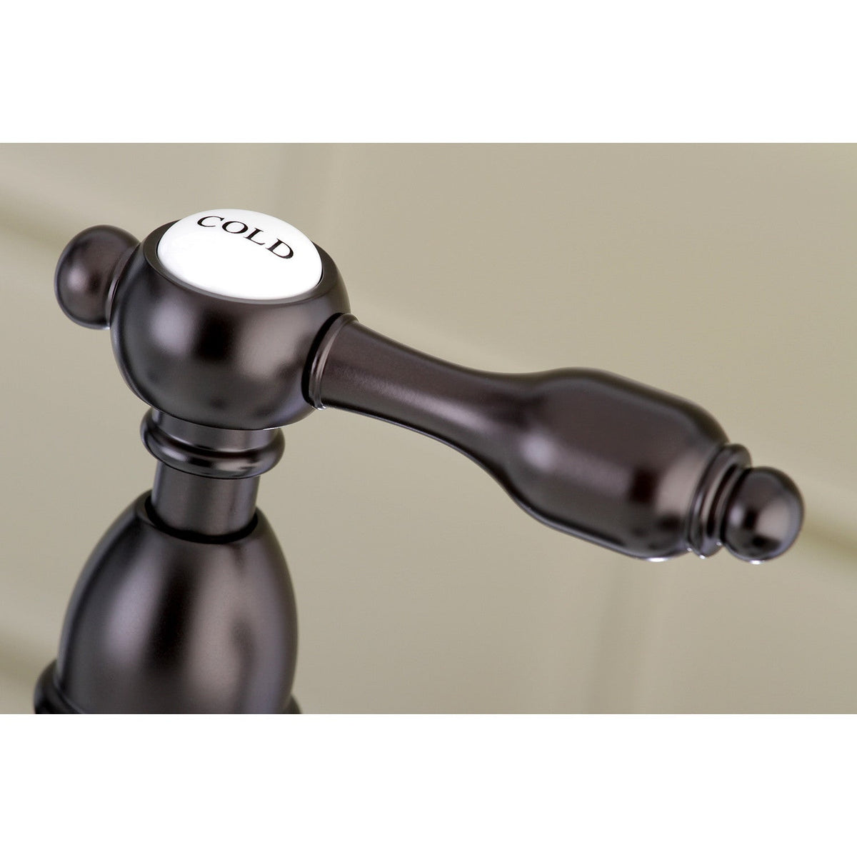 Tudor Bridge Kitchen Faucet with Brass Side Sprayer in Oil Rubbed Bronze