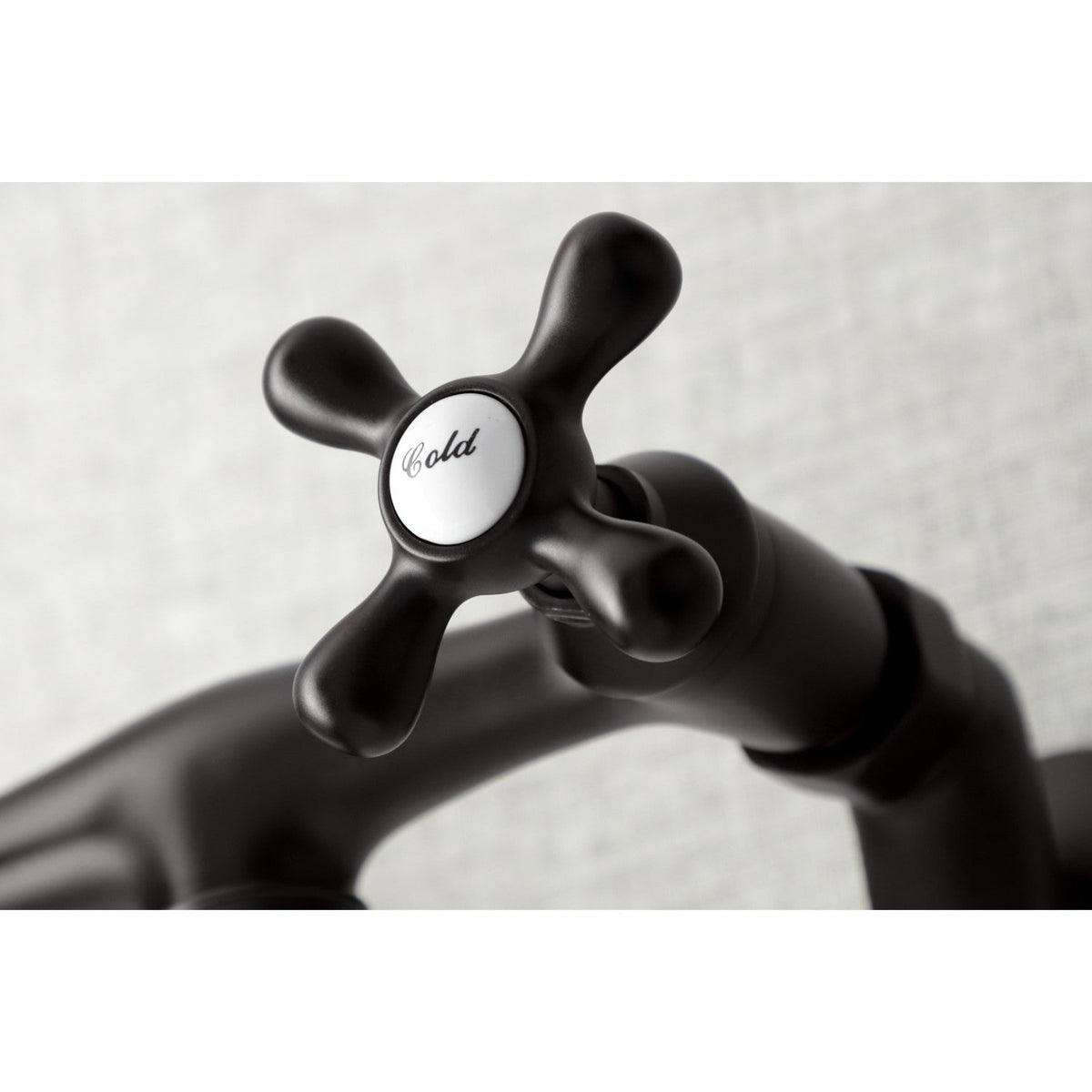 Kingston Adjustable Center Wall Mount Bathroom Faucet in Oil Rubbed Bronze