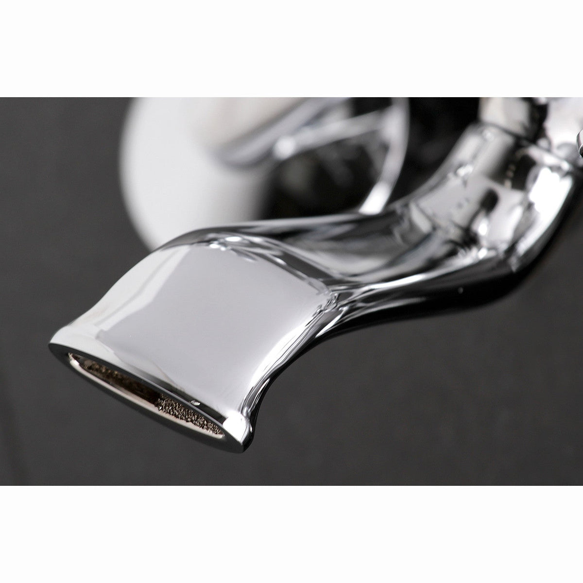 Kingston Wall Mount Clawfoot Tub Faucet with Hand Shower in Polished Chrome