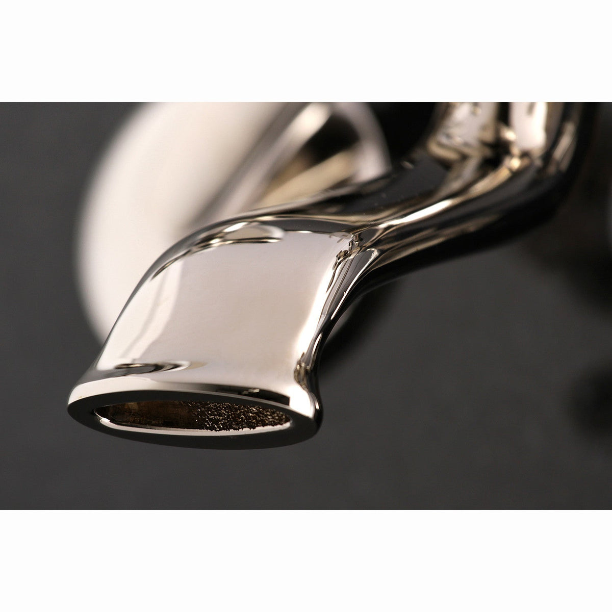 Kingston Wall Mount Clawfoot Tub Faucet with Hand Shower in Polished Nickel