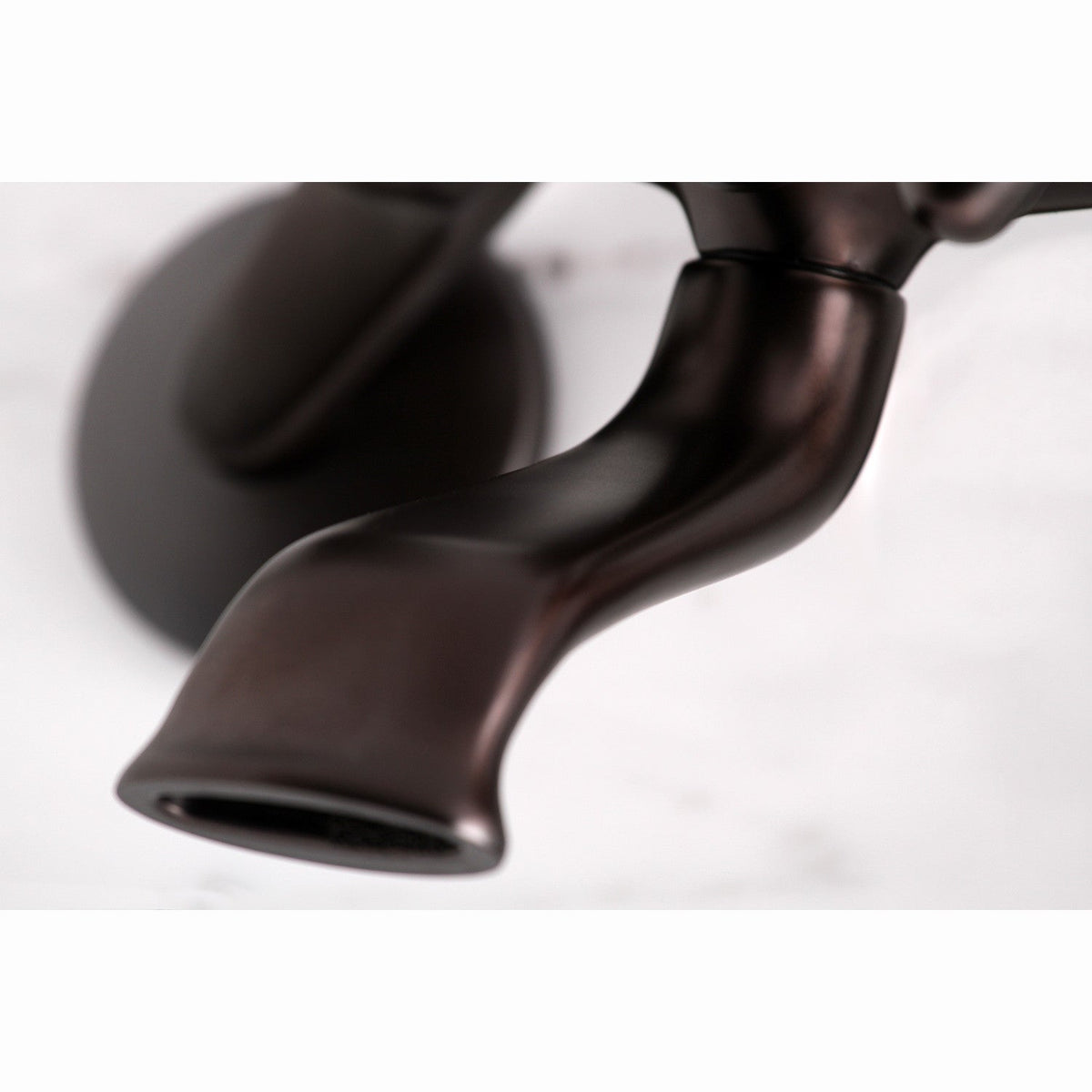 Essex Wall Mount Clawfoot Tub Faucet with Hand Shower in Oil Rubbed Bronze