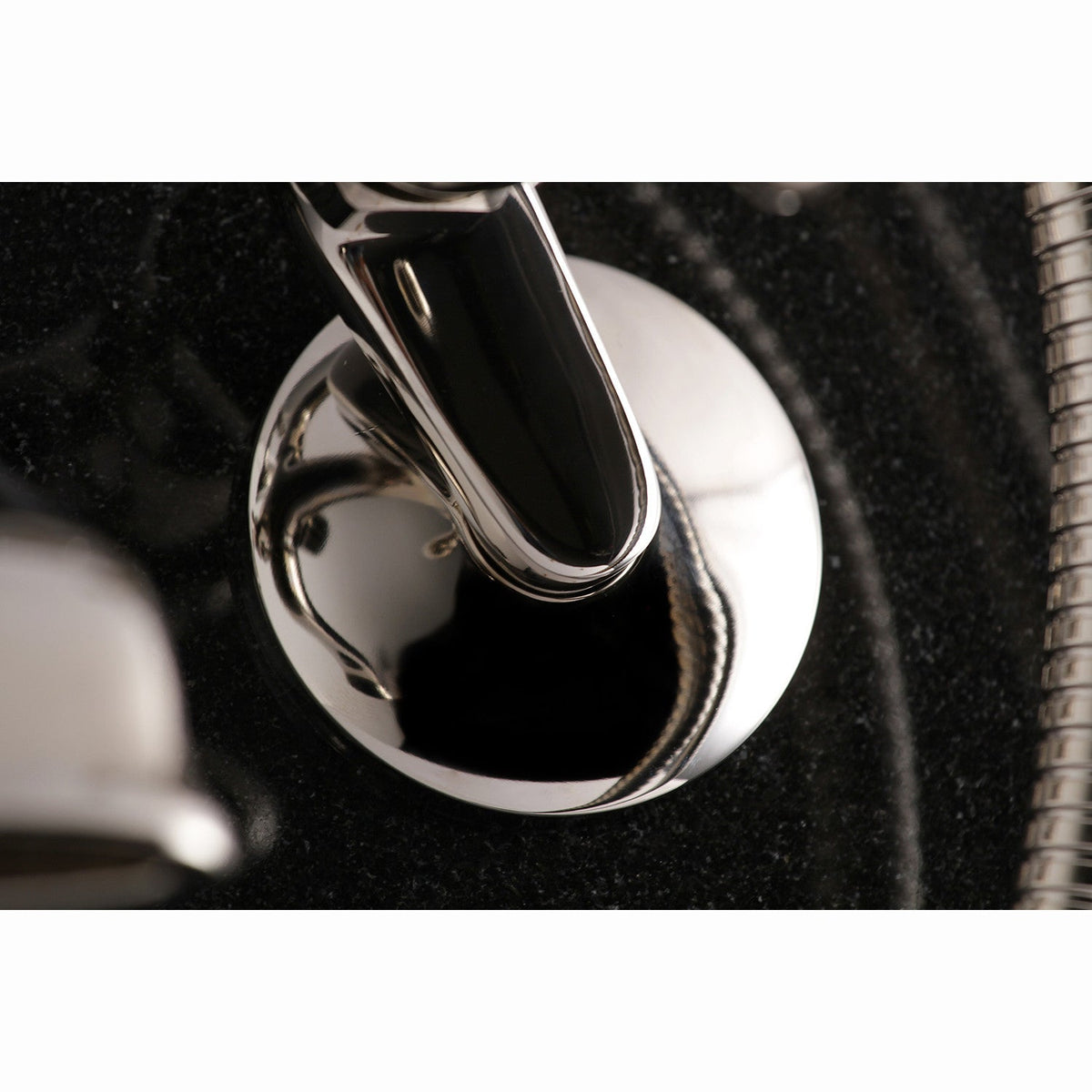 Essex Wall Mount Clawfoot Tub Faucet with Hand Shower in Polished Nickel