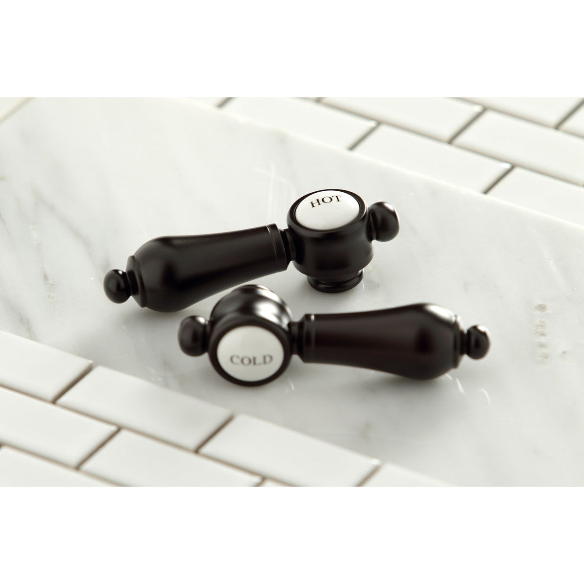 Heirloom Widespread Bathroom Faucet with Brass Pop-Up in Oil Rubbed Bronze