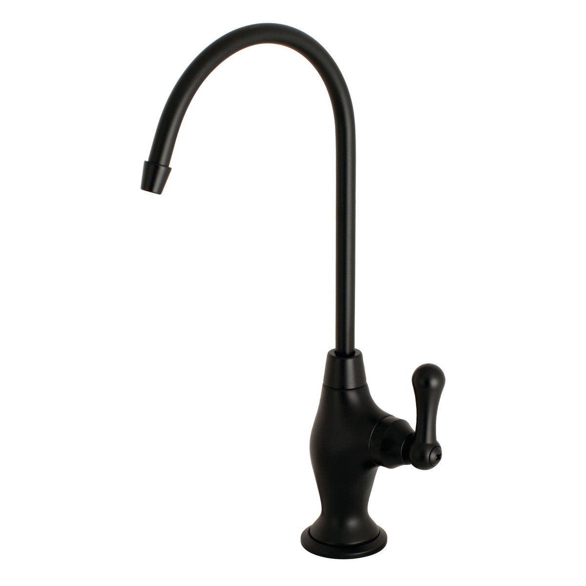 Restoration Single-Handle Water Filtration Faucet in Matte Black