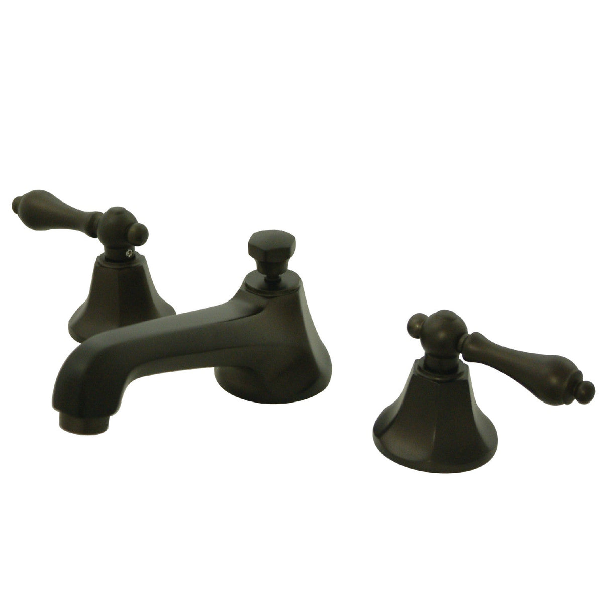 Metropolitan Widespread Bathroom Faucet with Brass Pop-Up in Oil Rubbed Bronze