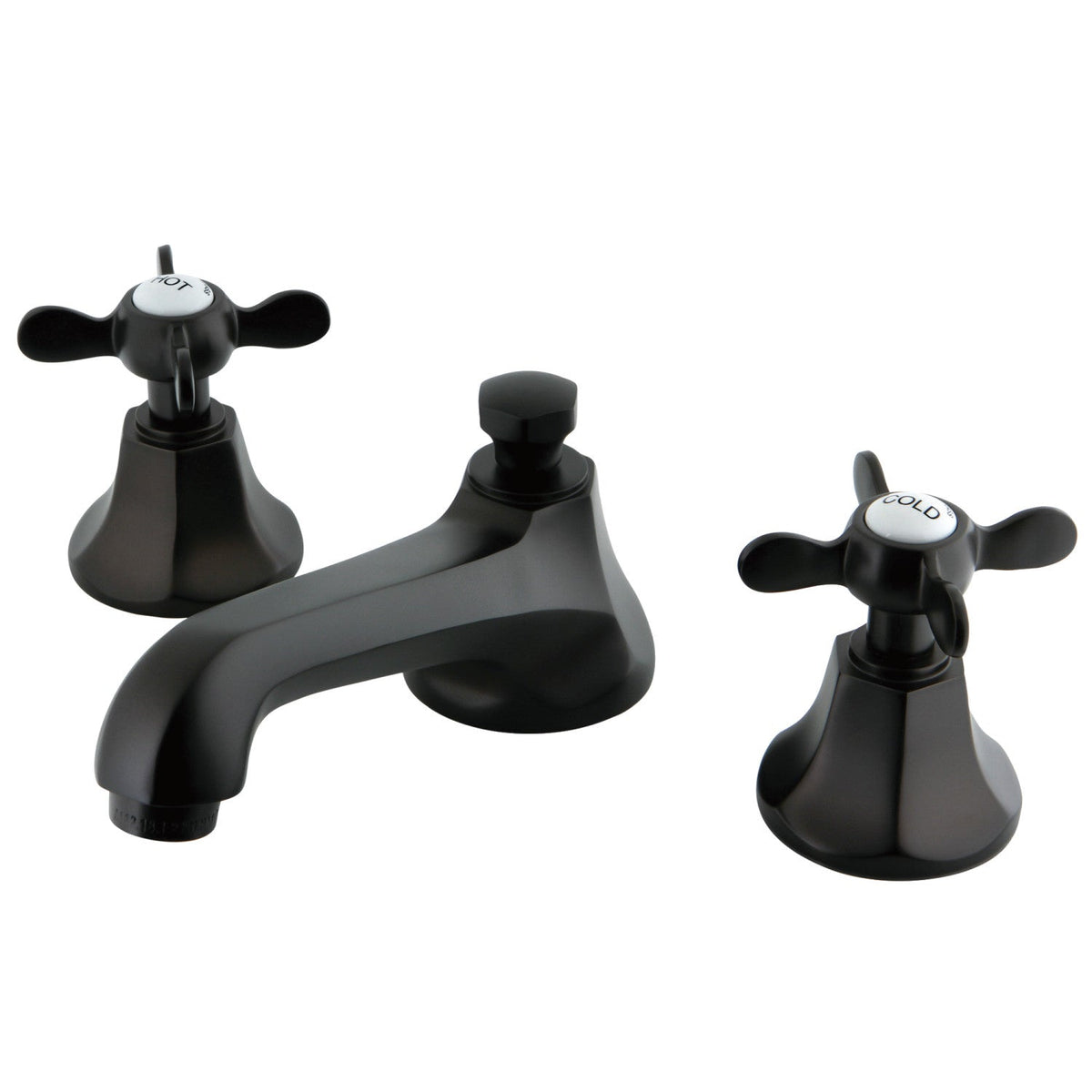 Essex Widespread Bathroom Faucet with Brass Pop-Up in Oil Rubbed Bronze