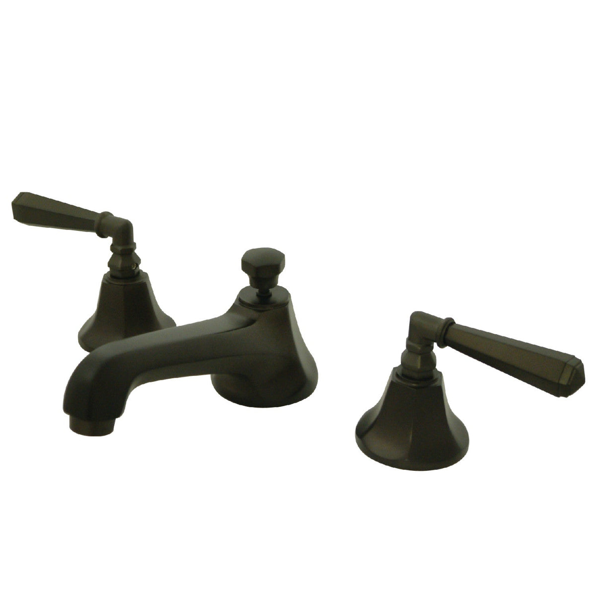 Metropolitan Widespread Bathroom Faucet with Brass Pop-Up in Oil Rubbed Bronze