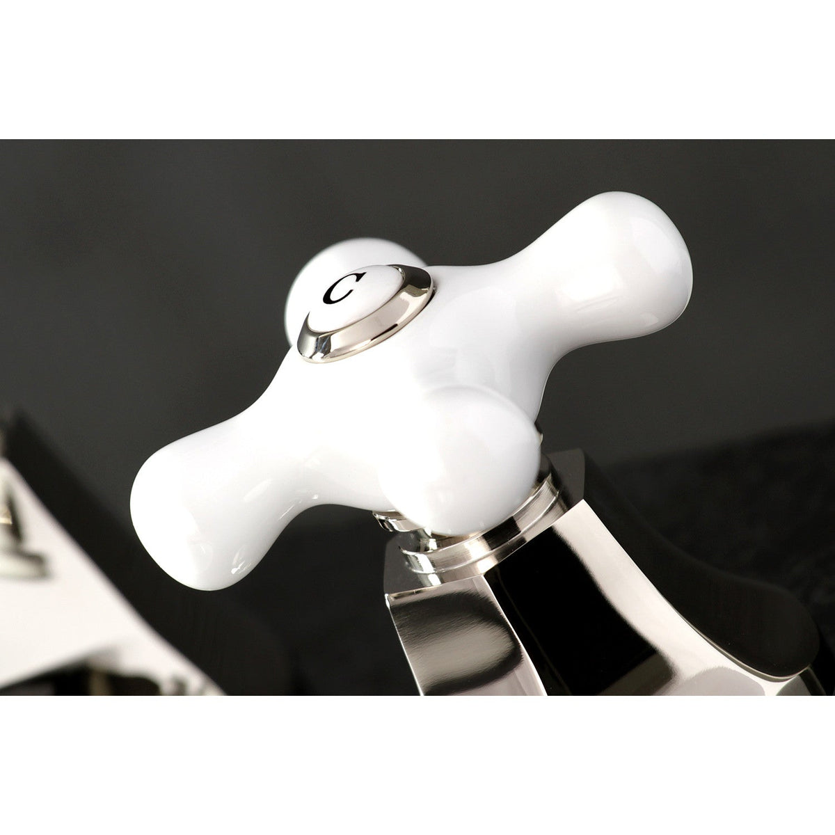 Metropolitan Widespread Bathroom Faucet with Brass Pop-Up in Polished Nickel