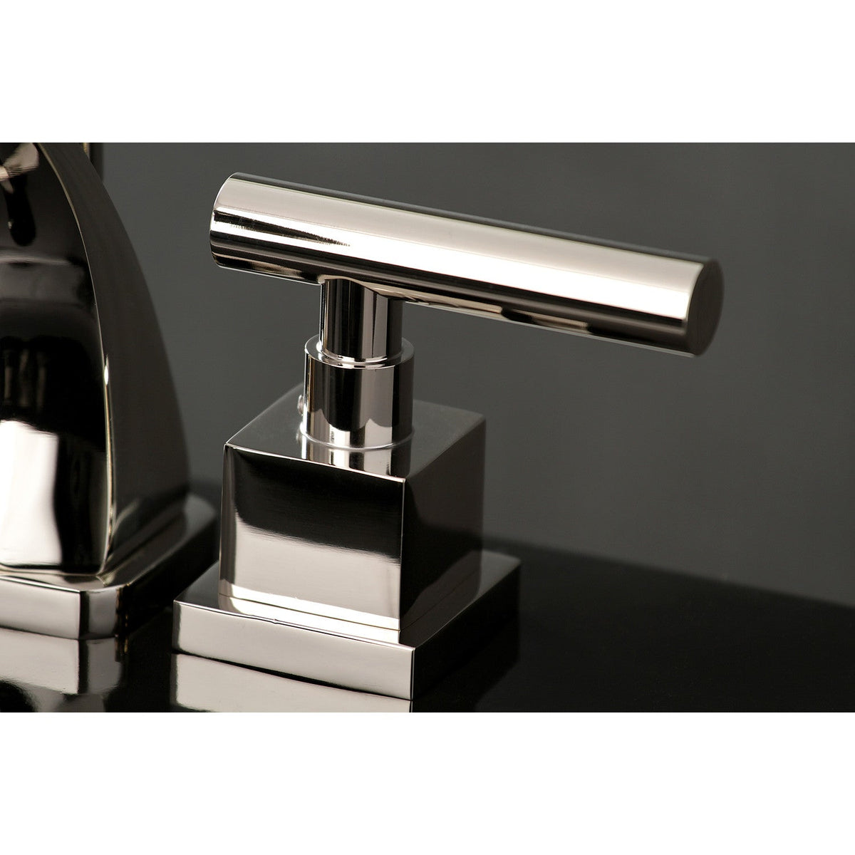 Claremont Widespread Bathroom Faucet with Brass Pop-Up in Polished Nickel