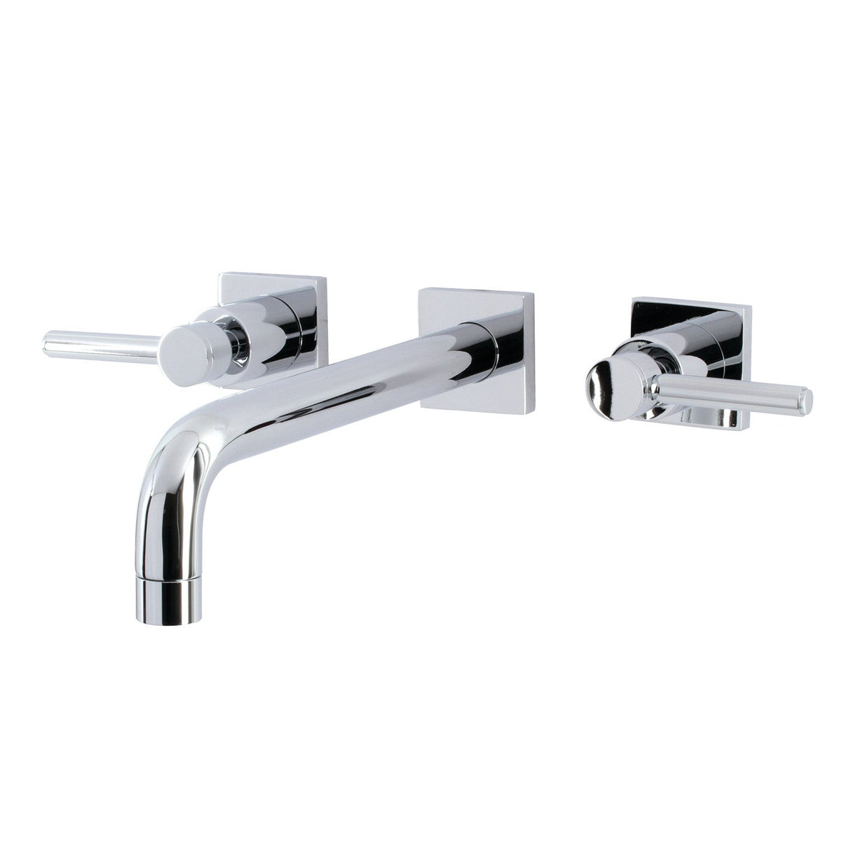 Concord Two-Handle Wall Mount Roman Tub Faucet in Polished Chrome