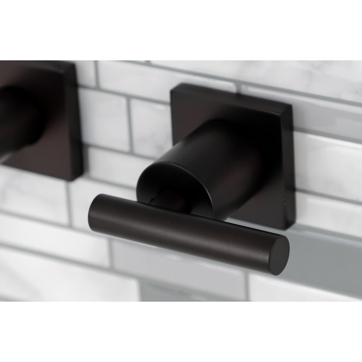 Manhattan Two-Handle Wall Mount Roman Tub Faucet in Oil Rubbed Bronze