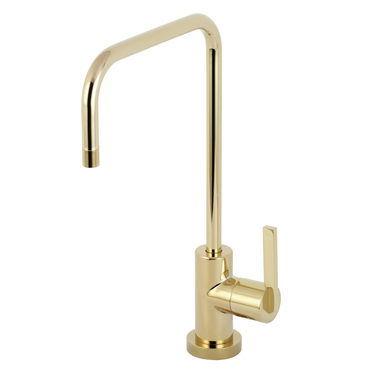 Continental Single-Handle Water Filtration Faucet in Polished Brass