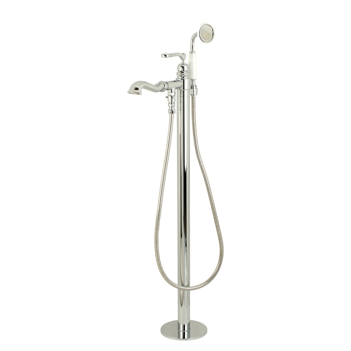 Royale Freestanding Tub Faucet with Hand Shower in Polished Chrome