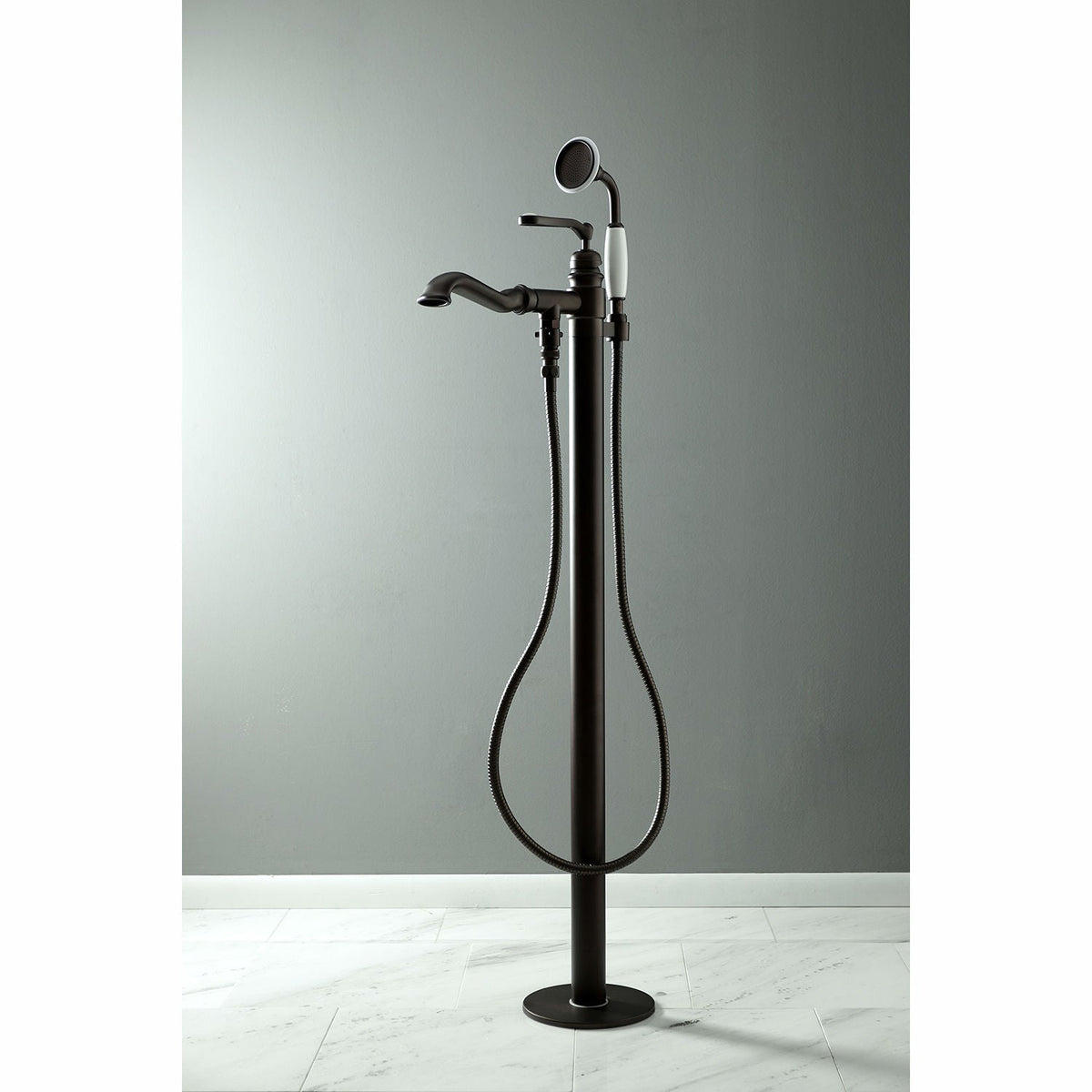 Royale Freestanding Tub Faucet with Hand Shower in Oil Rubbed Bronze
