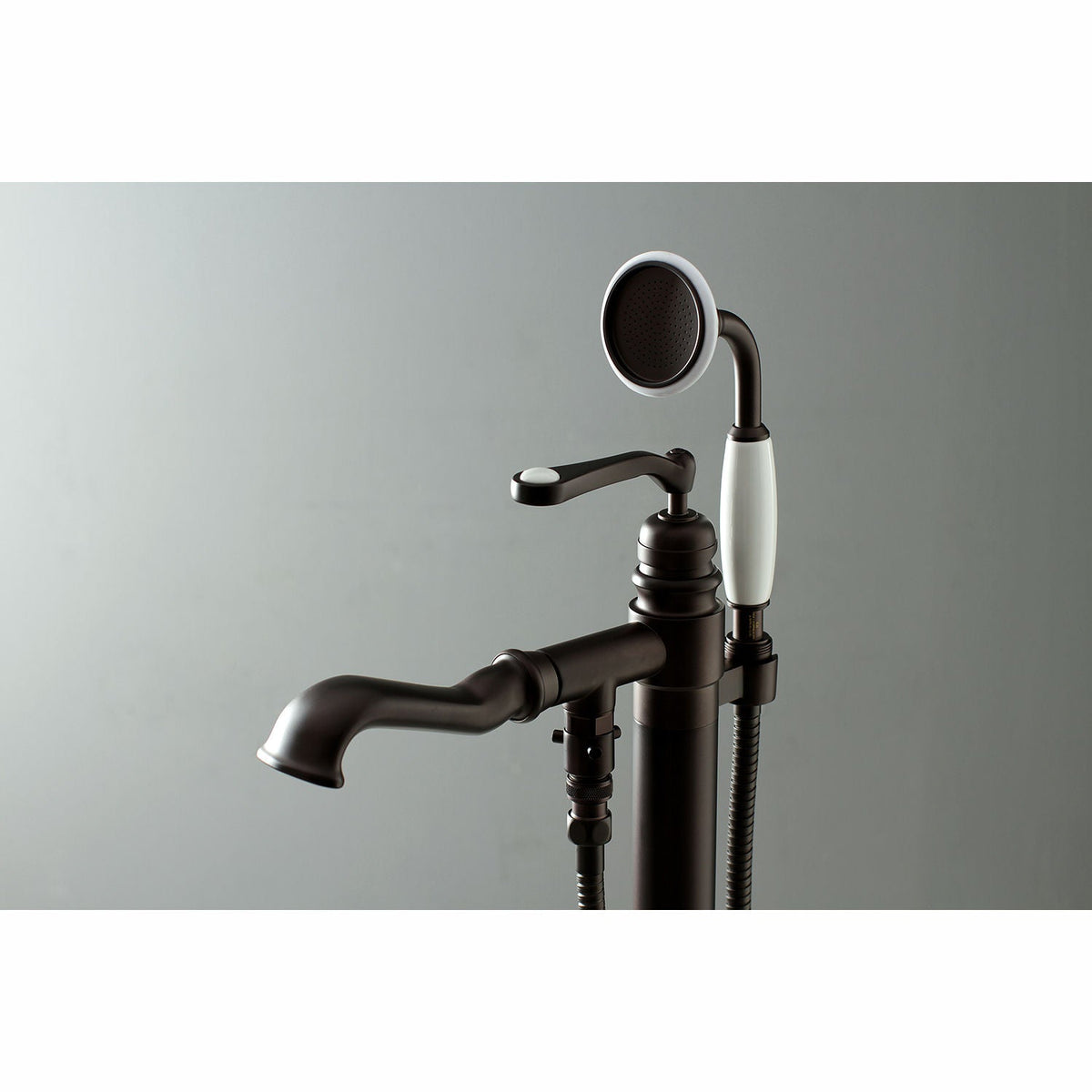 Royale Freestanding Tub Faucet with Hand Shower in Oil Rubbed Bronze