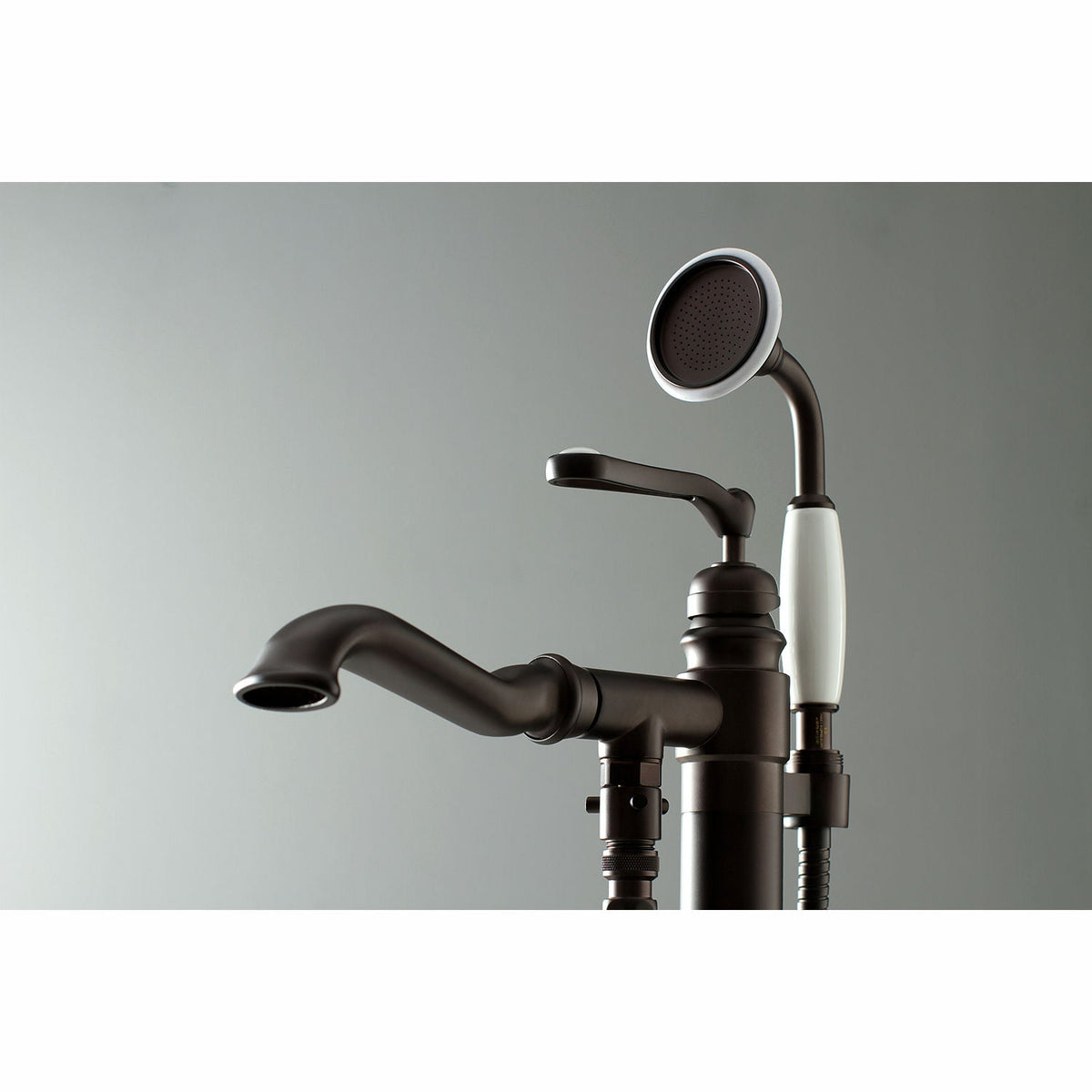 Royale Freestanding Tub Faucet with Hand Shower in Oil Rubbed Bronze