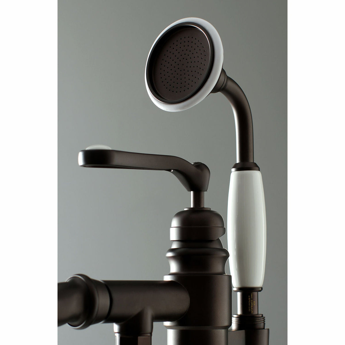 Royale Freestanding Tub Faucet with Hand Shower in Oil Rubbed Bronze