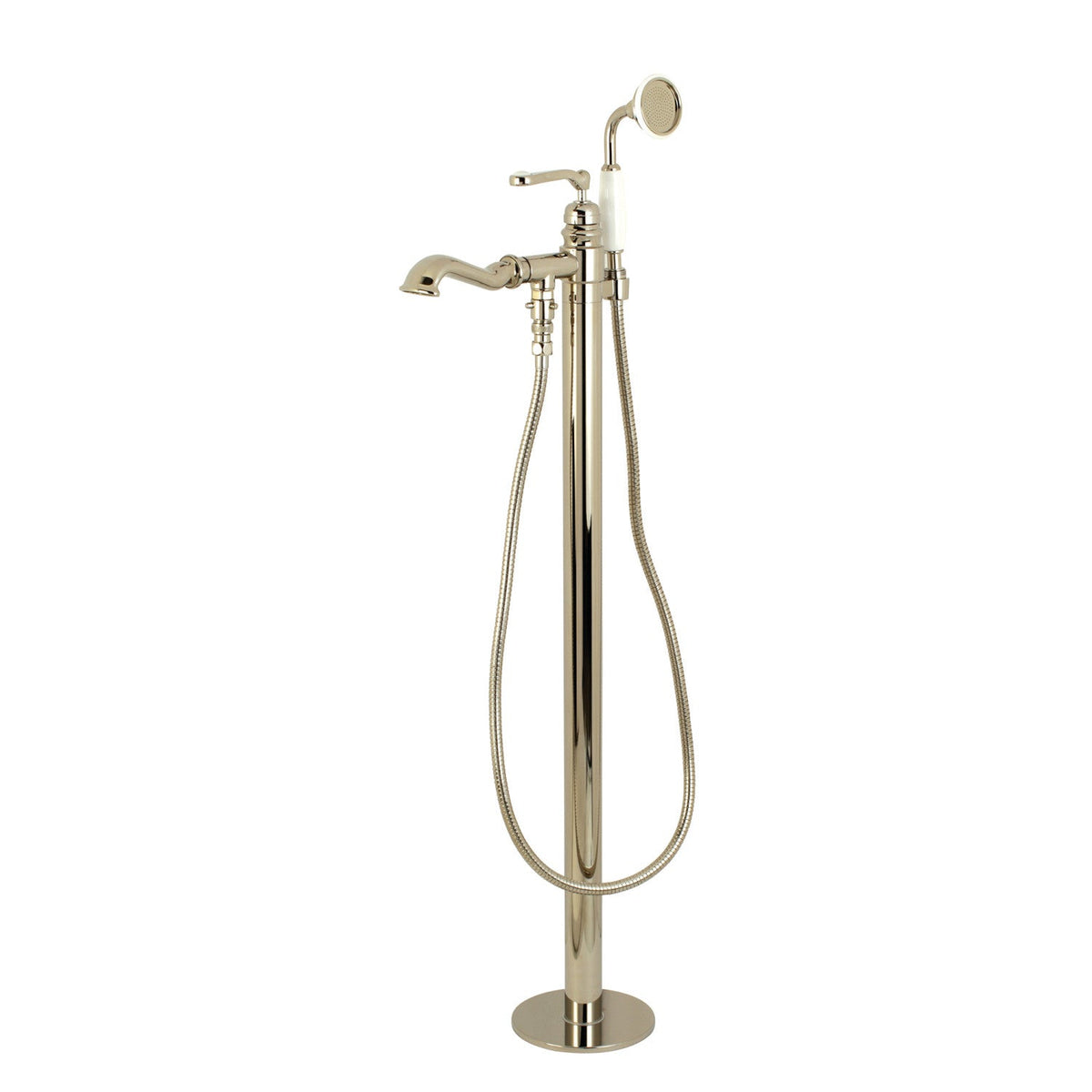 Royale Freestanding Tub Faucet with Hand Shower in Polished Nickel