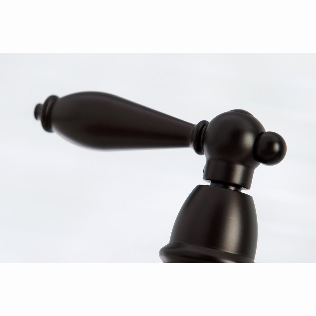 English Country Bridge Kitchen Faucet with Brass Side Sprayer in Oil Rubbed Bronze
