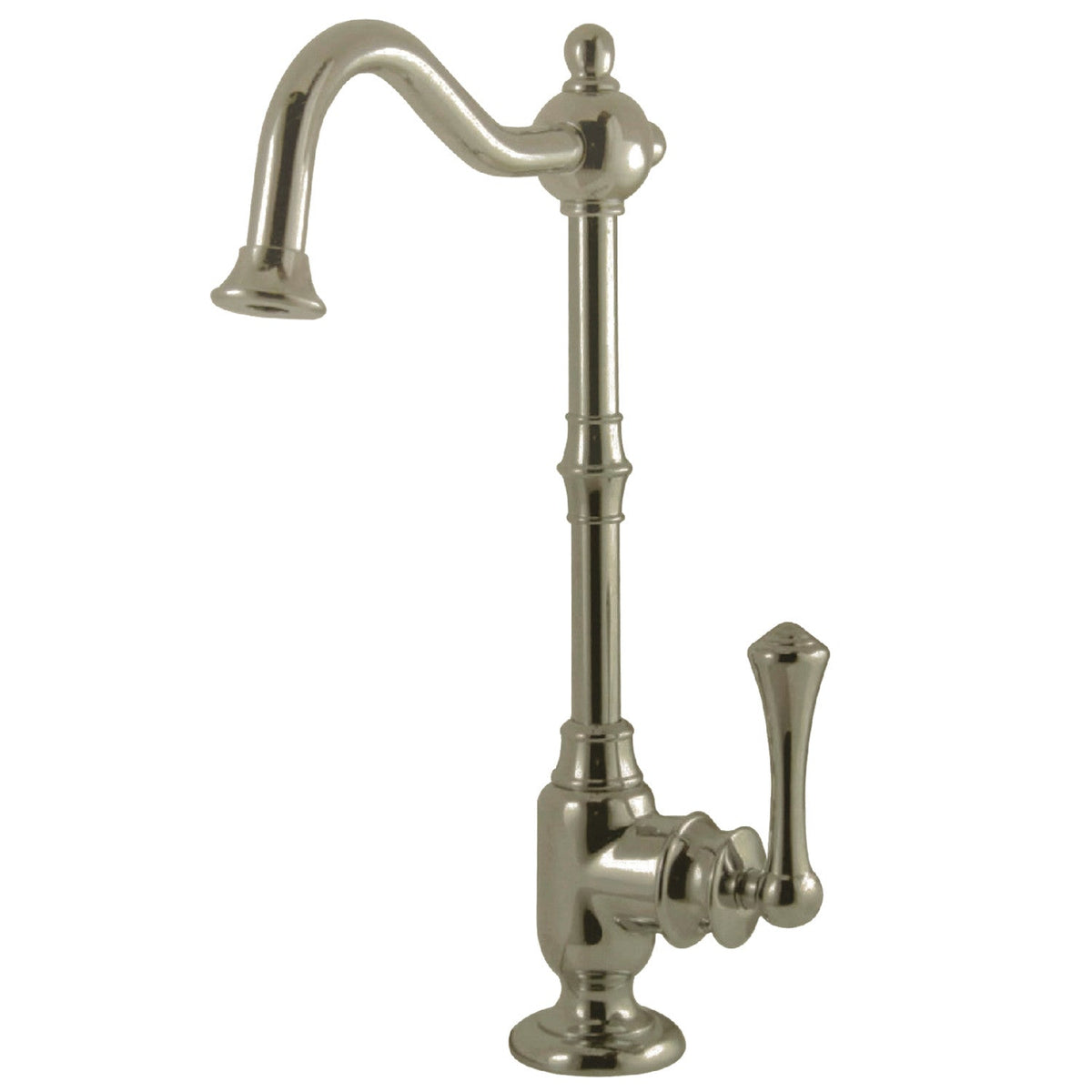 Vintage Single-Handle Water Filtration Faucet in Brushed Nickel