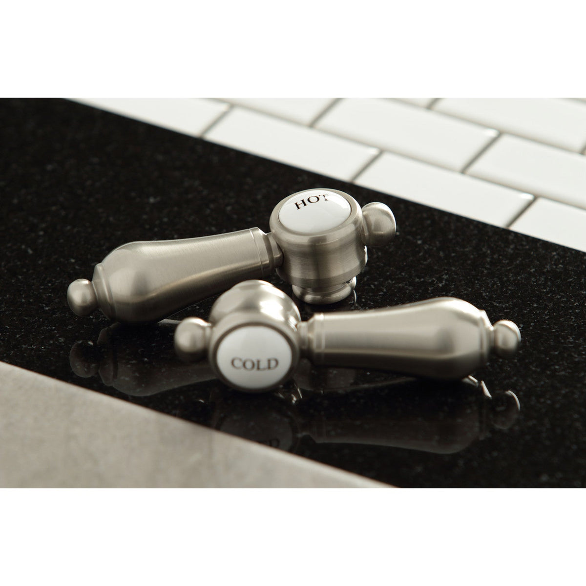 Heirloom Bridge Kitchen Faucet with Brass Side Sprayer in Brushed Nickel