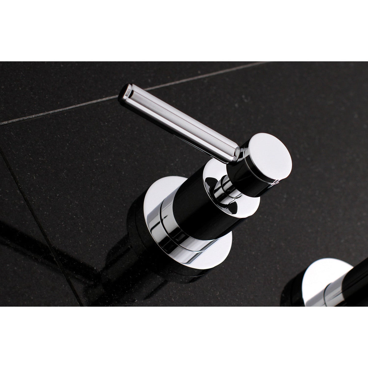 Concord Two-Handle Wall Mount Roman Tub Faucet in Polished Chrome