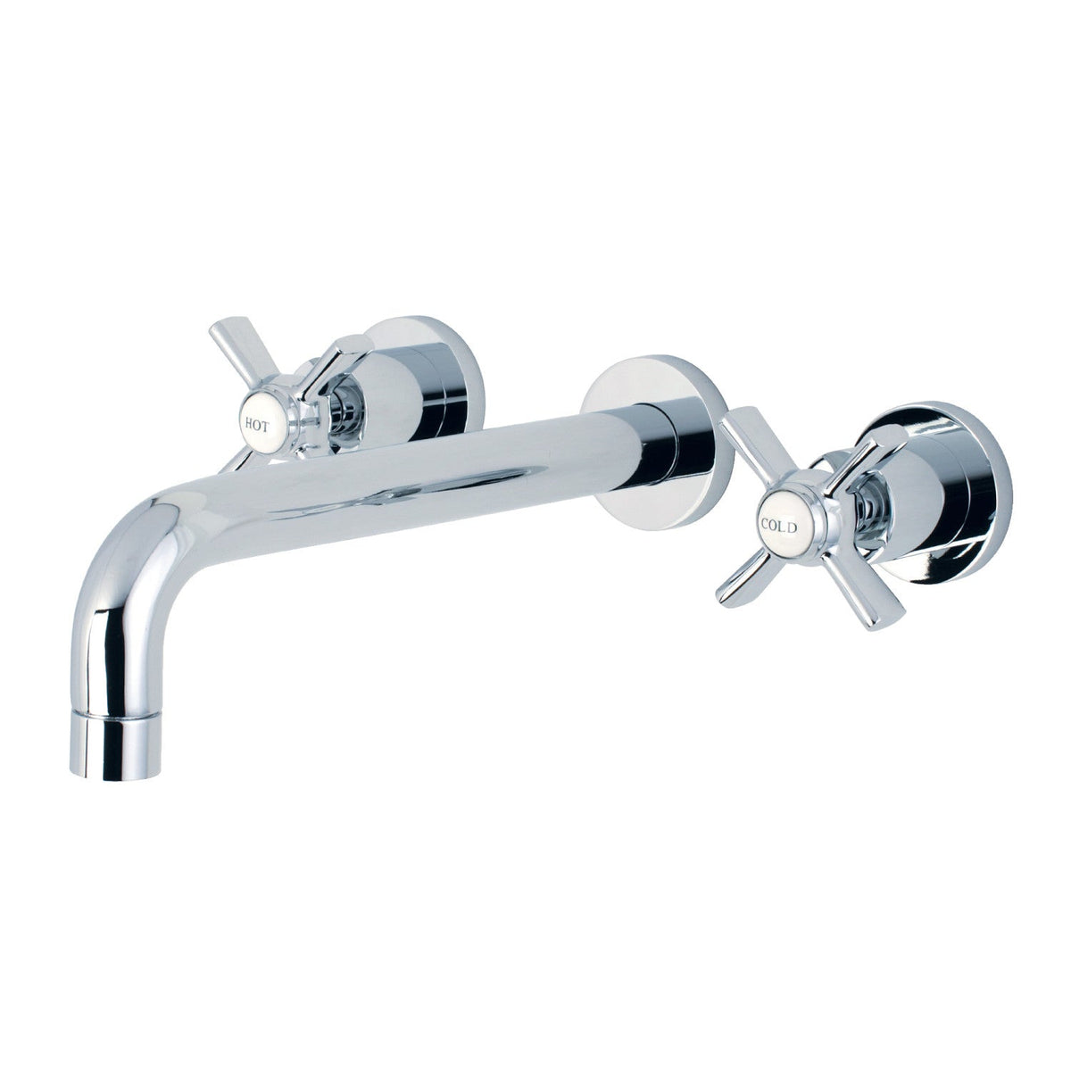 Millennium Two-Handle Wall Mount Roman Tub Faucet in Polished Chrome