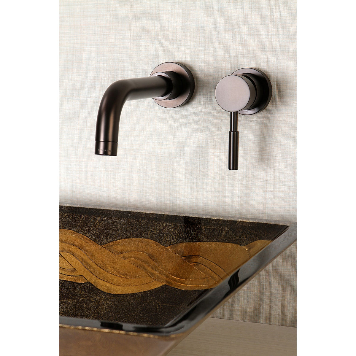 Concord Single-Handle Wall Mount Bathroom Faucet in Oil Rubbed Bronze