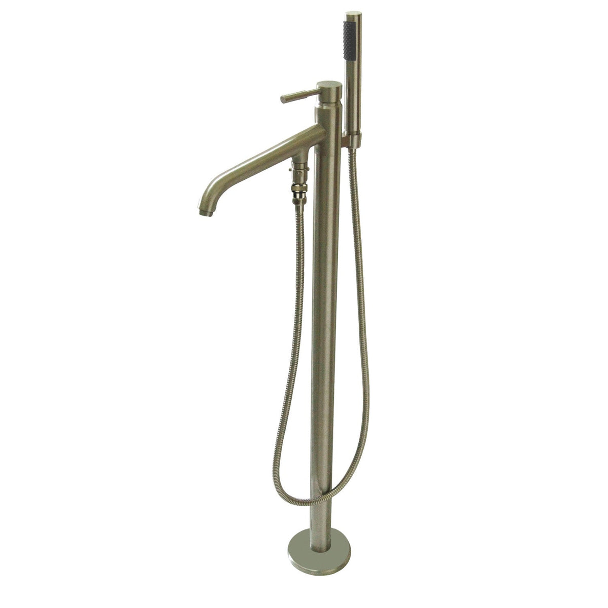 Concord Freestanding Tub Faucet with Hand Shower in Brushed Nickel