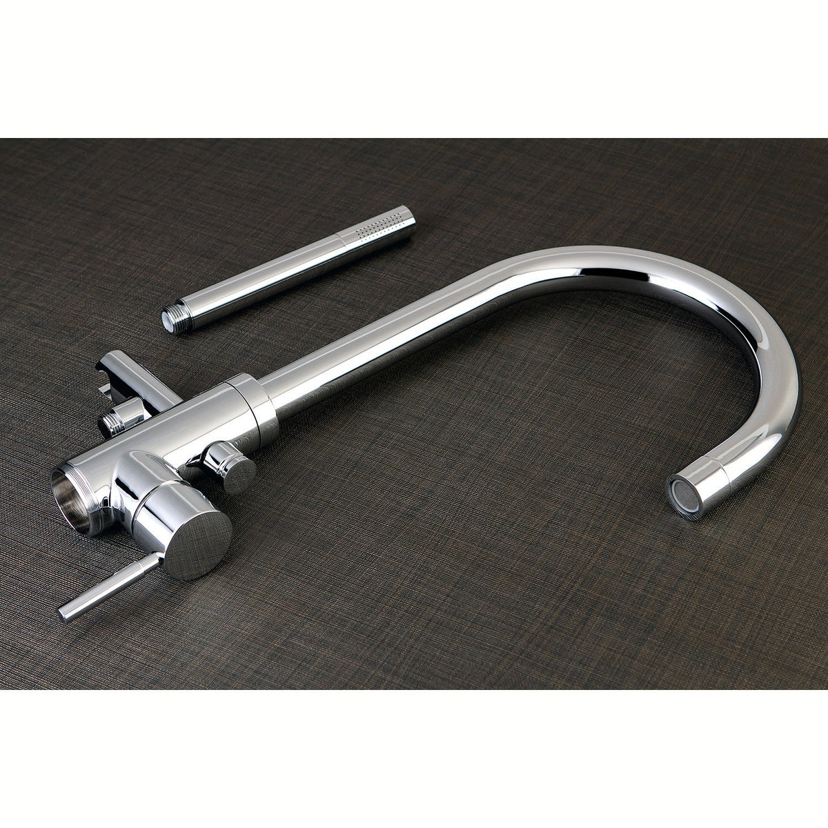 Concord Freestanding Tub Faucet with Hand Shower in Polished Chrome